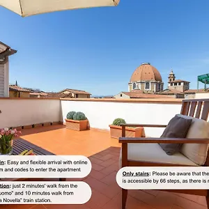 Damasco Penthouse With Terrace Near The Duomo Florence